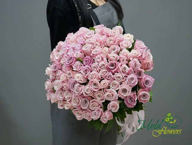 Розы розовые Эквадор 40-50 cm Фото